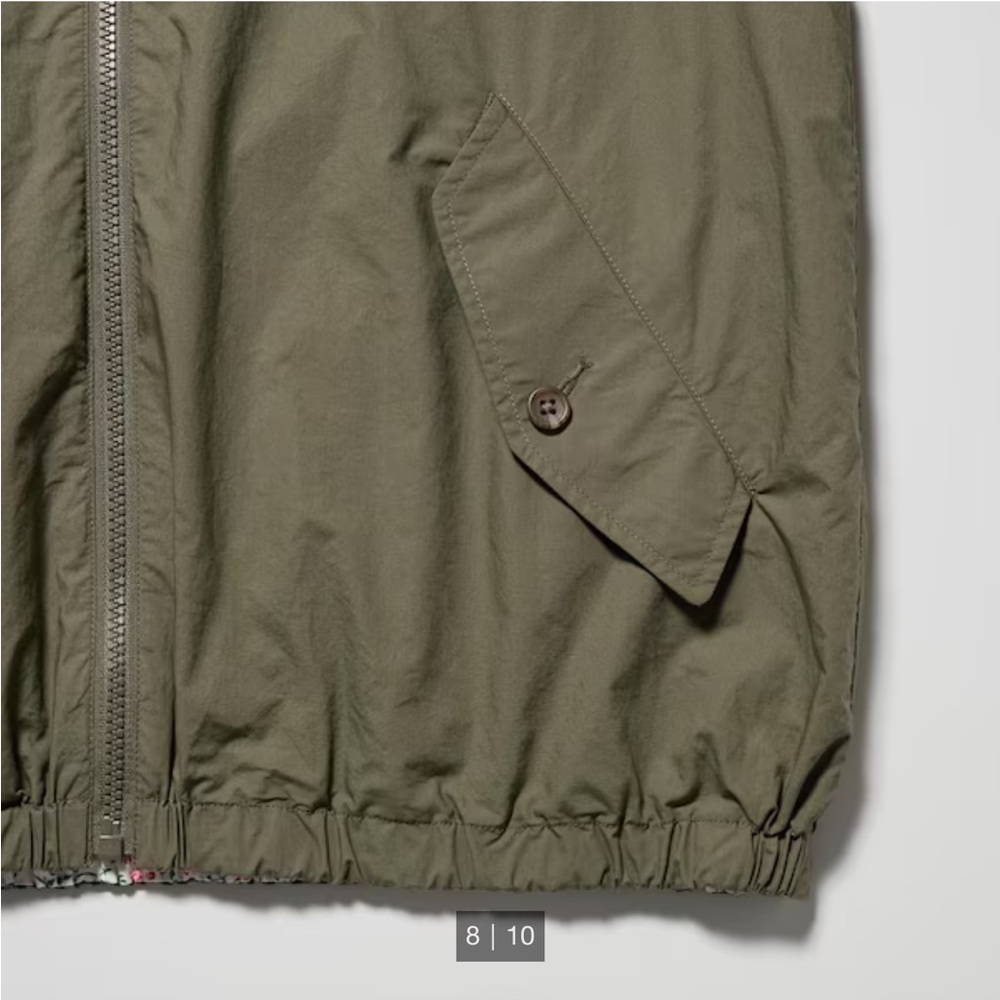 Uniqlo Reversible Parka (Ines de la Fressange) NWT - Picture 6 of 8